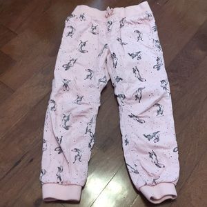 Lined H&M bunny pants